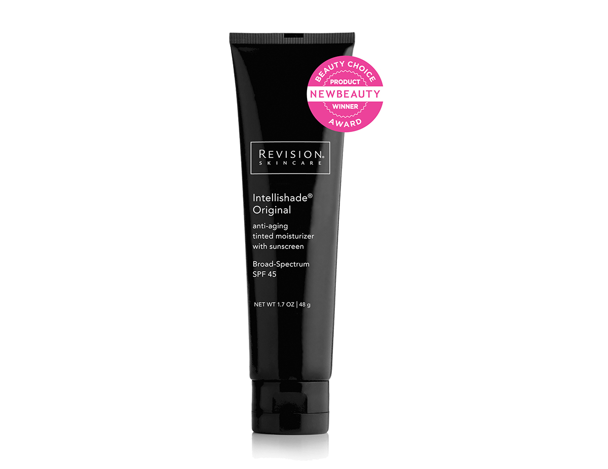 Anti-aging tinted moisturizer with sunscreen.